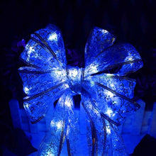 DIY Bow knot Lace Led String Ribbon for Christmas tree Patry Cloth Decor 40leds for Party Gift Box Fairy night lights IQ