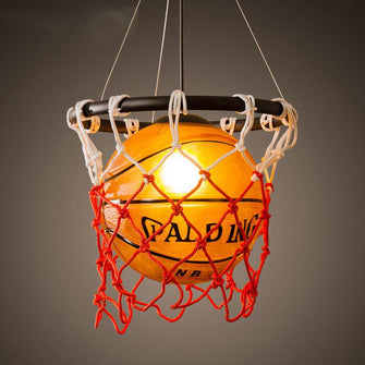 Vintage Luminaria Basketball Pendant Hanging Lamp - MaviGadget