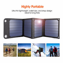 14W Portable Solar Panels 5V 2.1A USB - MaviGadget
