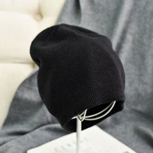 100% Wool Cashmere Knitted Beanies Thick Layer Cashmere Skullies Female Hat Knitted Warm Caps Unisex Skullies Beanie Warm Hat