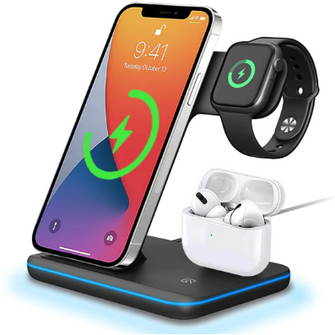 CheetahCharger™ 3 in 1 Wireless Charging Station (Apple & Android)